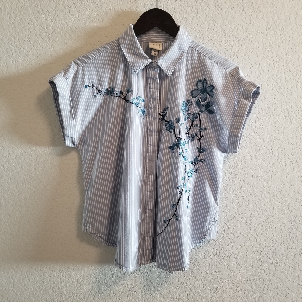 Embroidered top